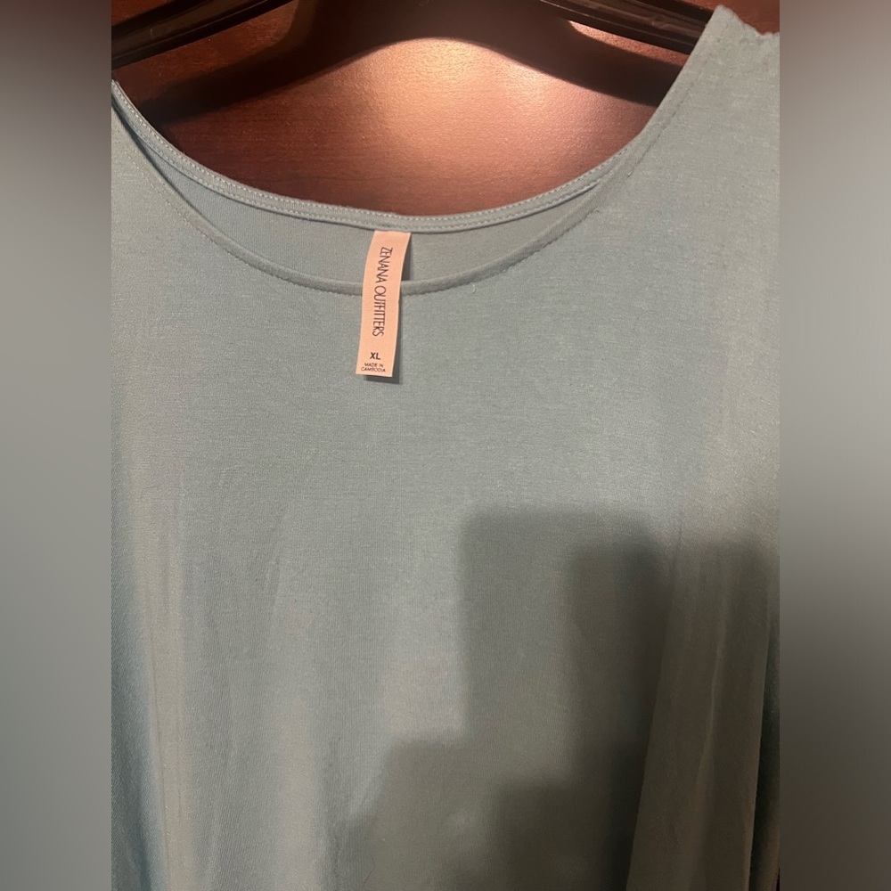 Blue t shirt dress - Picture 3 of 3